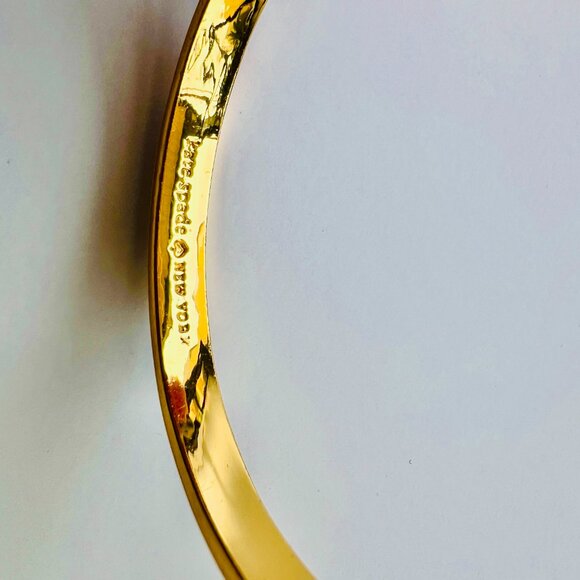 KATE SPADE NEW YORK GOLD BOW BANGLE BRACELET - Picture 3 of 5